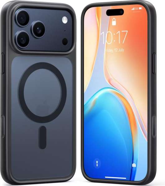 Torras Guardian Magnetic case for iPhone 17 Pro Black