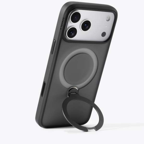 Torras Ostand Pro case for iPhone 17 Pro Black