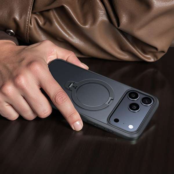 Torras Ostand Pro case for iPhone 17 Pro Black