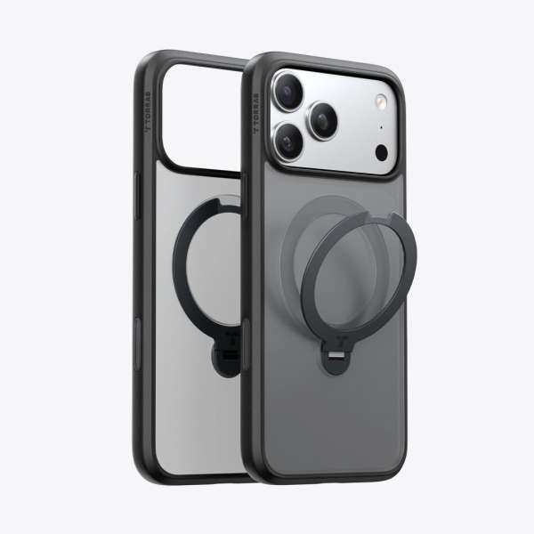 Torras Ostand Pro case for iPhone 17 Pro Max Black