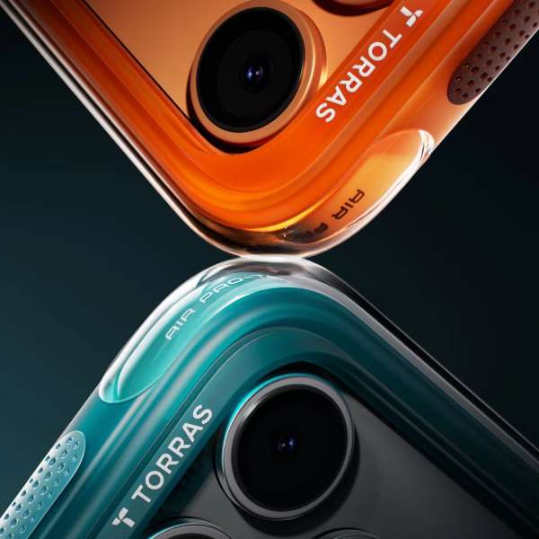Torras Ostand Q3 Air for iPhone 17 Pro Horizon Orange