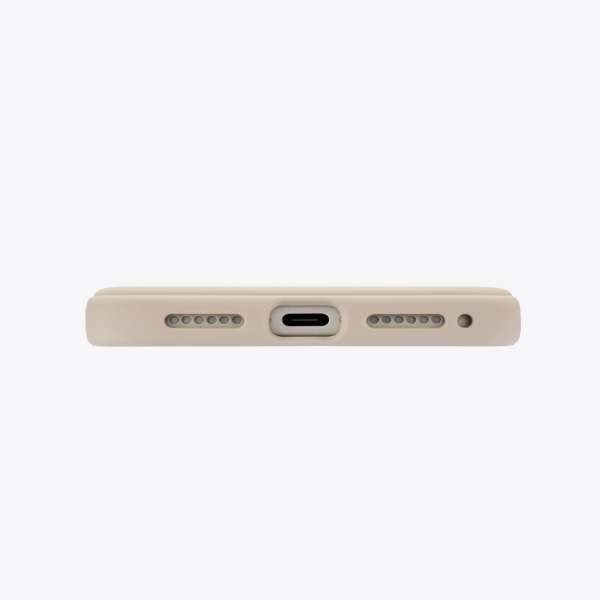 Torras Ostand Q3 Silicone case for iPhone 17 Pro Dessert Gold