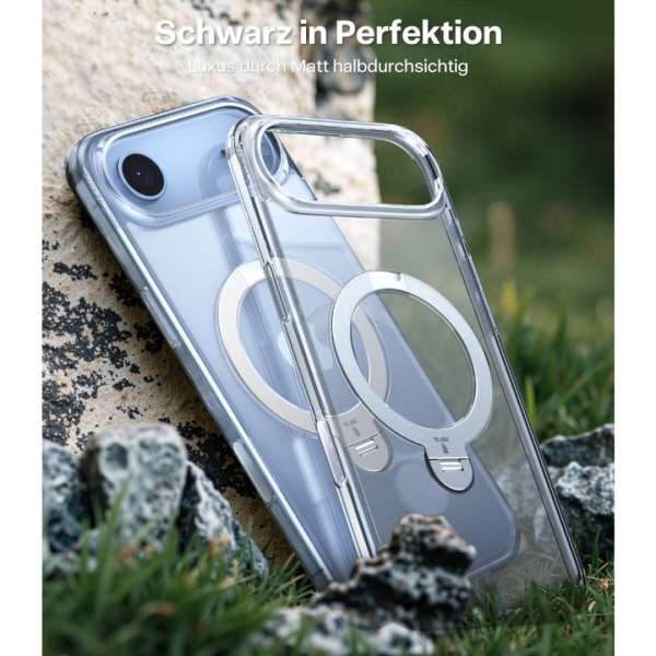 Torras Ostand Q3 Spin case for iPhone 17 Air Clear