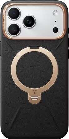 Torras Ostand Q3 Vegskin for iPhone 17 Pro Obsidian Black