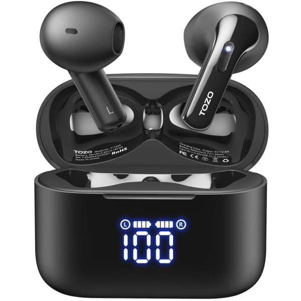 TOZO Tonal Fits T21 TWS Bluetooth Headset Black