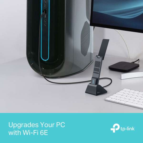 TP-Link Archer TXE50UH AXE3000 Wi-Fi 6E High Gain Wireless USB Adapter