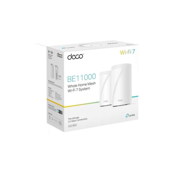 TP-Link Deco BE65 BE9300 Whole Home Mesh WiFi 7 System (2 Pack)