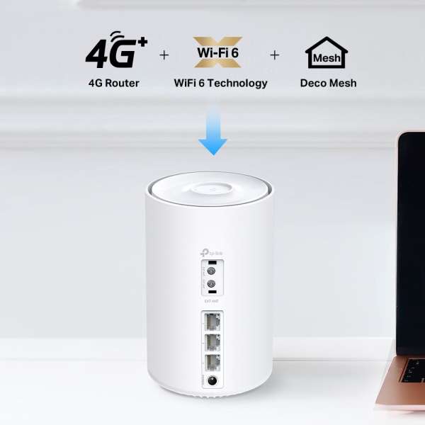 TP-Link Deco X10-4G 4G+ AX1500 Whole Home Mesh WiFi 6 Gateway (1-PACK)