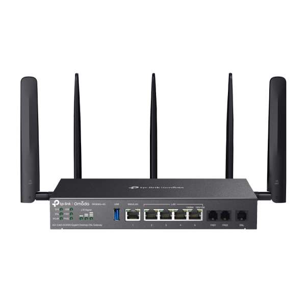 TP-Link DR3650v-4G Omada 4G+ Cat6 AX3000 Wi-Fi 6 Gigabit Desktop DSL Gateway