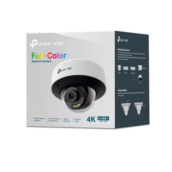 TP-Link InSight S285 (4mm) VIGI 8MP Full-Color Dome Network Camera