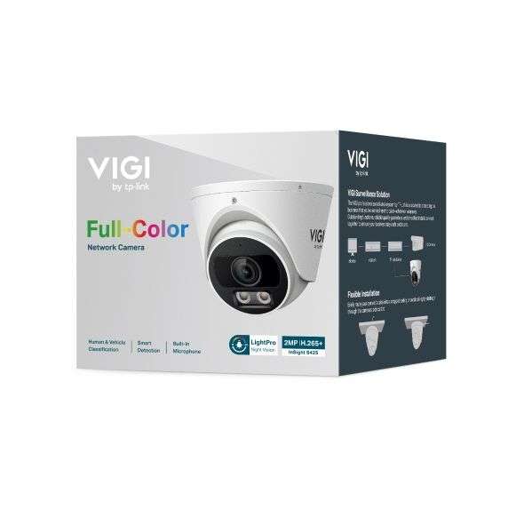 TP-Link InSight S425 (2.8mm) VIGI 2MP Full-Color Turret Network Camera