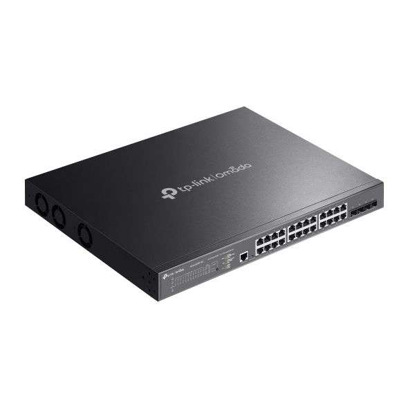 TP-Link Omada 24-Port 2.5GBASE-T and 4-Port 10GE SFP+ L2+ Managed POE Switch
