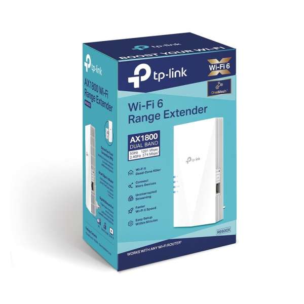 TP-Link RE660X AX1800 Wi-Fi 6 Range Extender
