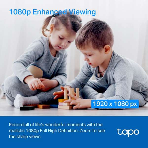 TP-Link Tapo C200P2 Pan/Tilt Home Security Wi-Fi Camera 2 db/csomag