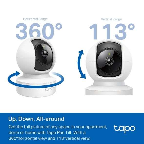 TP-Link Tapo C202 Pan/Tilt Home Security Camera
