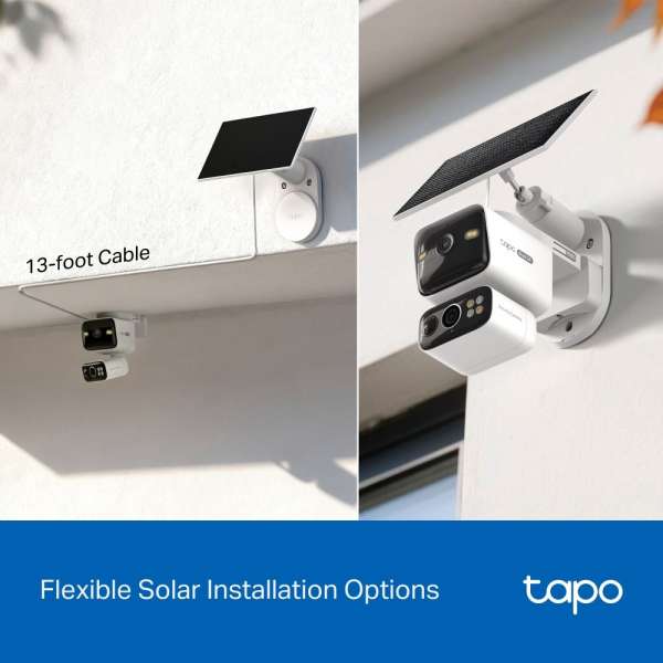 TP-Link Tapo C645D KIT Solar-Powered Dual-Lens Pan/Tilt Security Camera Kit