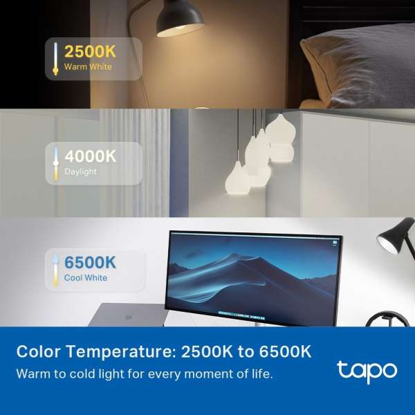 TP-Link Tapo L430P Smart P45 Light Bulb Multicolor