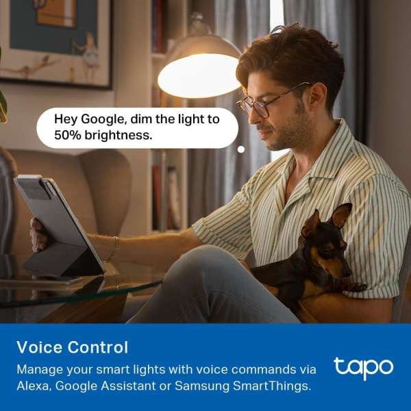 TP-Link Tapo L430P Smart P45 Light Bulb Multicolor