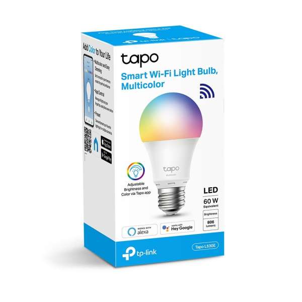 TP-Link Tapo L530E Smart Wi-Fi Light Bulb Multicolor (1-pack)