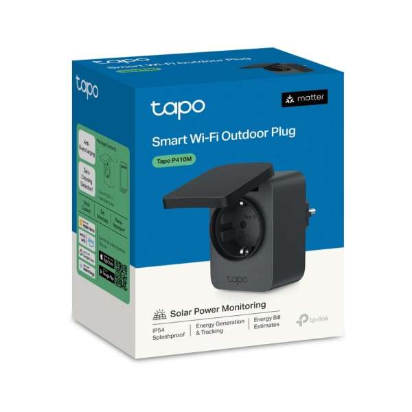 TP-Link Tapo P410M Smart WiFi Outdoor Plug