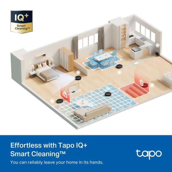 TP-Link Tapo RV20 Max 5300Pa Suction MagSlim LiDAR Navigation Robot Vacuum
