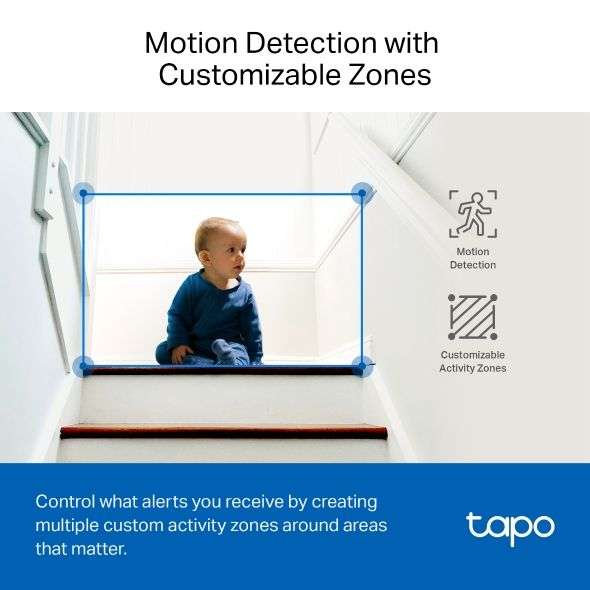 TP-Link TC72 Pan/Tilt AI Home Security Wi-Fi Camera