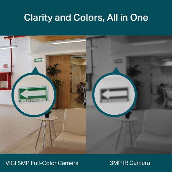 TP-Link VIGI C450 (2.8mm) 5MP Full-Color Turret Network Camera