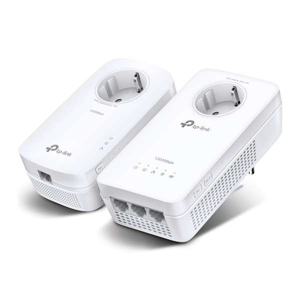 TP-Link TL-WPA8631P KIT AV1300 Gigabit Passthrough Powerline Adapter Kit