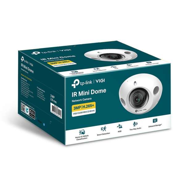 TP-Link VIGI C230I (4mm) 3MP Mini Dome Network Camera