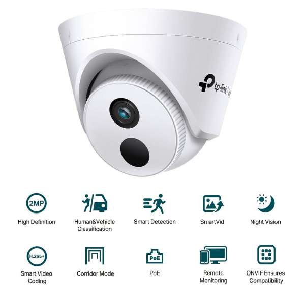 TP-Link VIGI C420I (2.8mm) 2MP Turret Network Camera