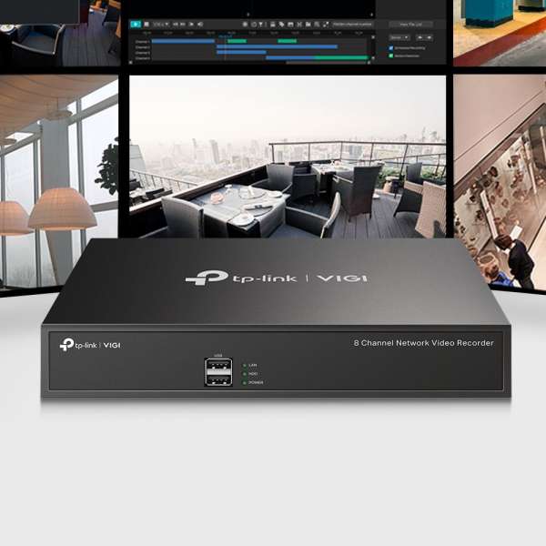 TP-Link VIGI NVR1008H VIGI 8 Channel Network Video Recorder TP-Link VIGI NVR1008H VIGI 8 Channel Network Video Recorder