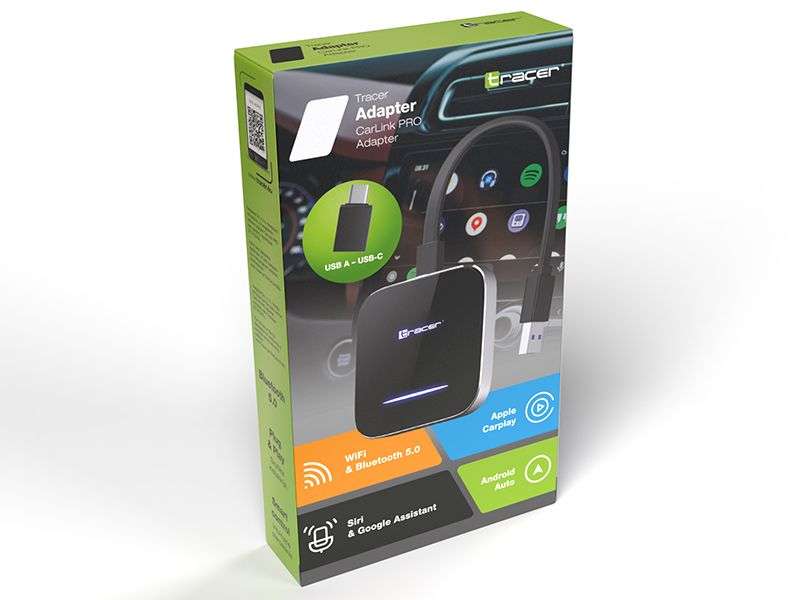 Tracer CarLink Pro Auto Adapter Black