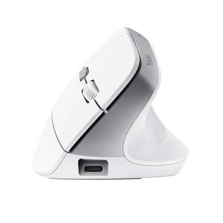 Trust Bayo II Ergonomic Wireless Mouse White