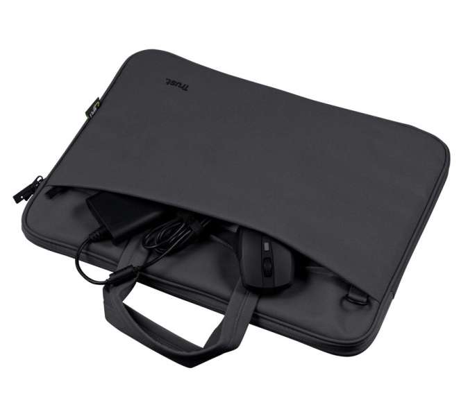 Trust Bologna Eco-friendly Slim Laptop Bag for 16" Black