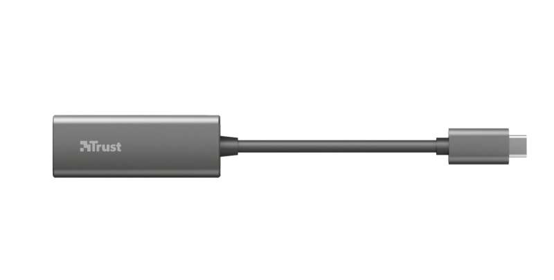 Trust Dalyx USB-C to Ethernet Adapter Silver