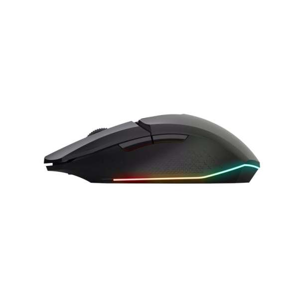 Trust GXT 112 Felox Wireless Illuminated Gaming Mouse & Mousepad Set Black