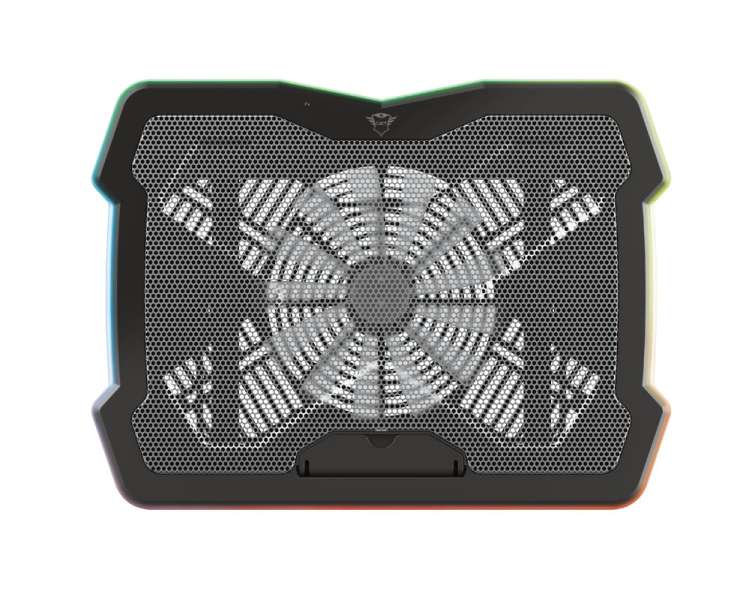 Trust GXT 1126 Aura RGB Többszínű megvilágítású laptop hűtőállvány Black
