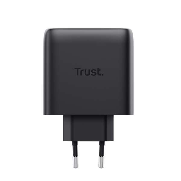 Trust Maxo 65W 2-Port USB-C GaN Charger Black