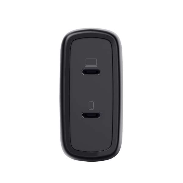 Trust Maxo 65W 2-Port USB-C GaN Charger Black