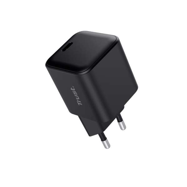 Trust Maxo Ultra-small 65W USB-C GaN Charger 2m cable Black