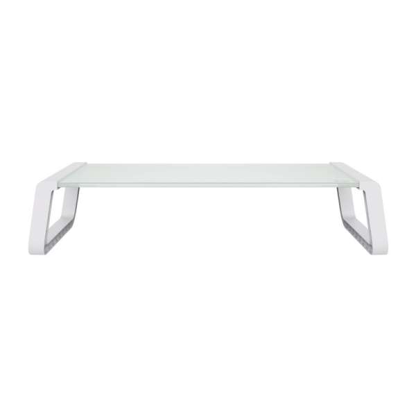 Trust Monta Tempered Glass Monitor Stand White