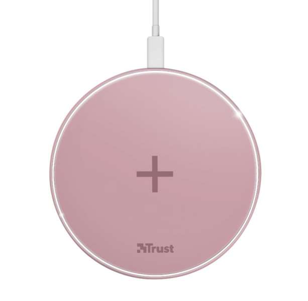 Trust Qylo Fast Wireless Charging Pad 7.5/10W Pink