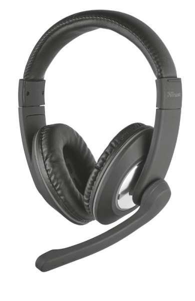 Trust Reno Headset for PC and laptop Black
