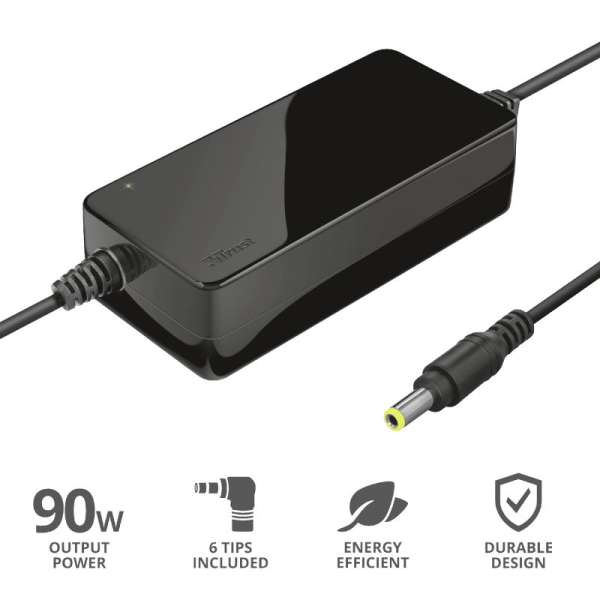 Trust Primo 19V / 4,74A 90W univerzális hálózati notebook töltő