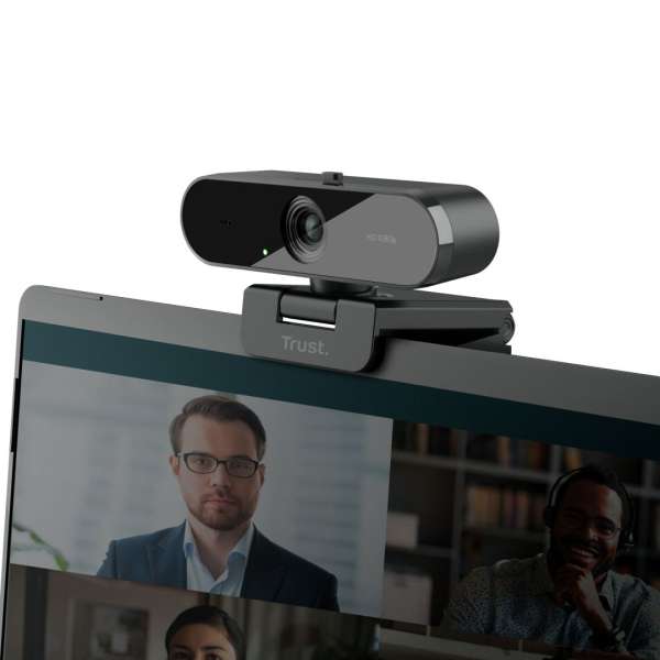 Trust TW-200 FullHD Webkamera Black