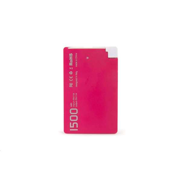 Tucano Ultra Slim 1500mAh PowerBank Pink