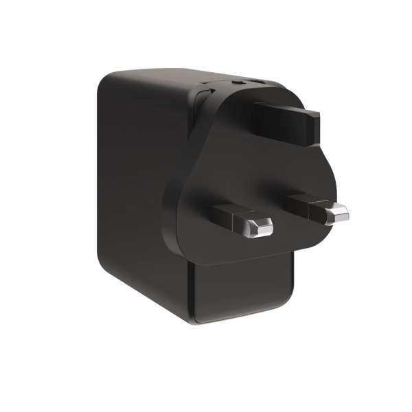 UAG 100W 3Port ((2)USB-C, (1)USB-A) Wall Charger Black