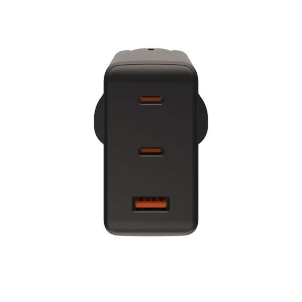 UAG 100W 3Port ((2)USB-C, (1)USB-A) Wall Charger Black