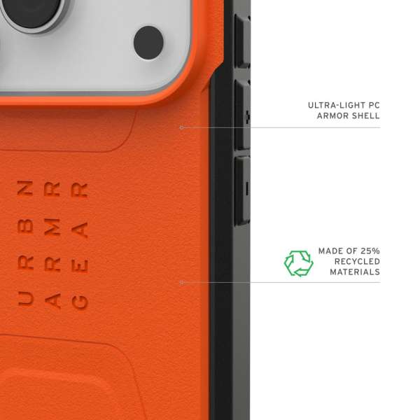 UAG Civilian Magsafe case for iPhone 17 Pro Orange