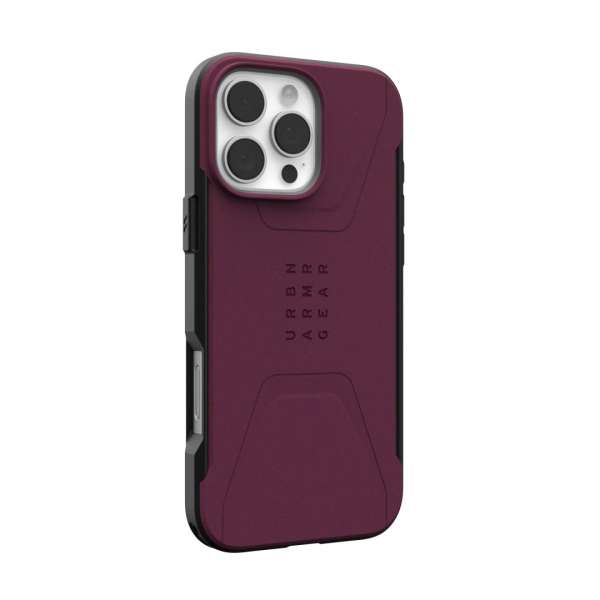UAG Civilian Magsafe iPhone 16 Pro Max Bordeaux